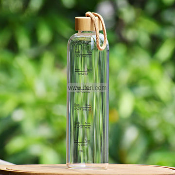 11 Inch Glass Water Bottle MT322