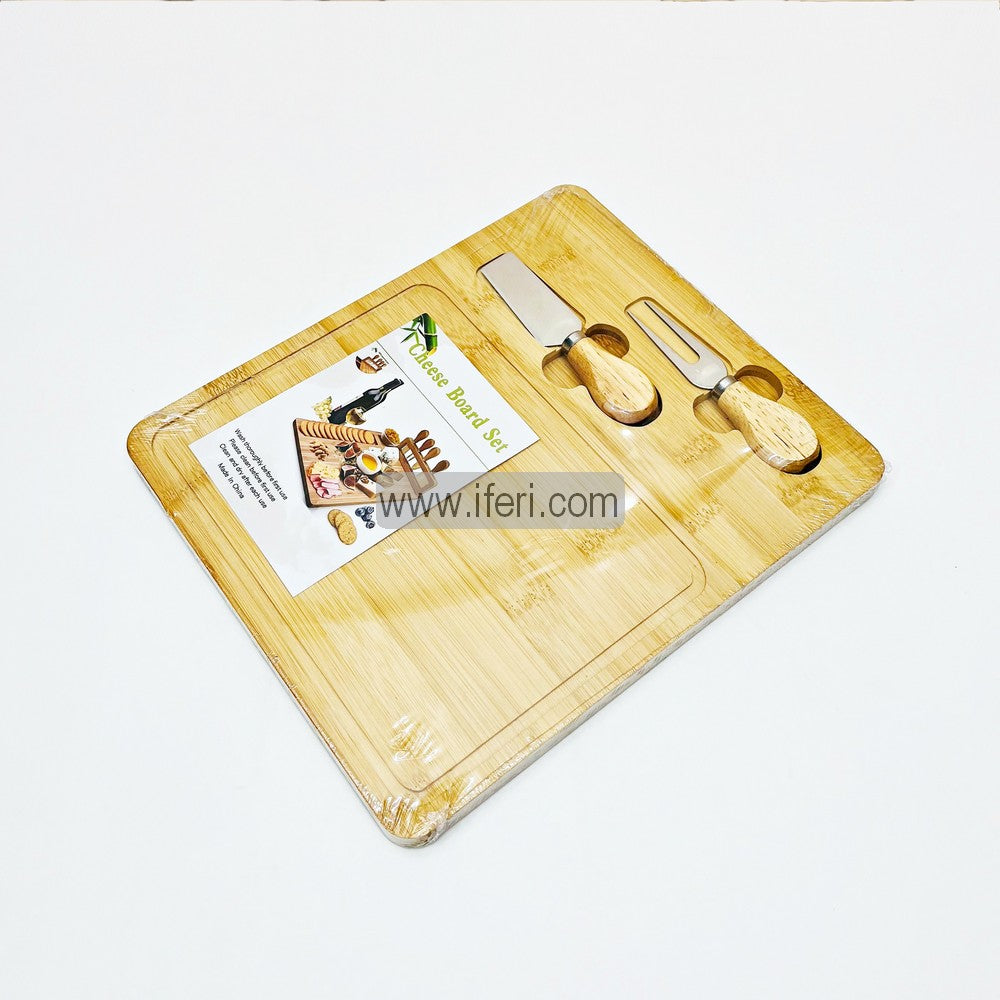 Bamboo Cheese Board with Knife Set FH8002