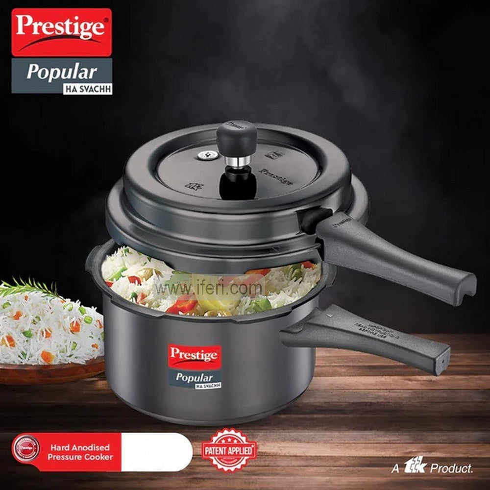 3 Liter Prestige Popular Svachh Hard Anodised Pressure Cooker PG20335