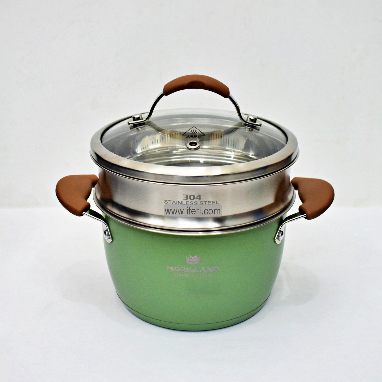 20cm Stainless Steel Cookware with Steamer RY06355