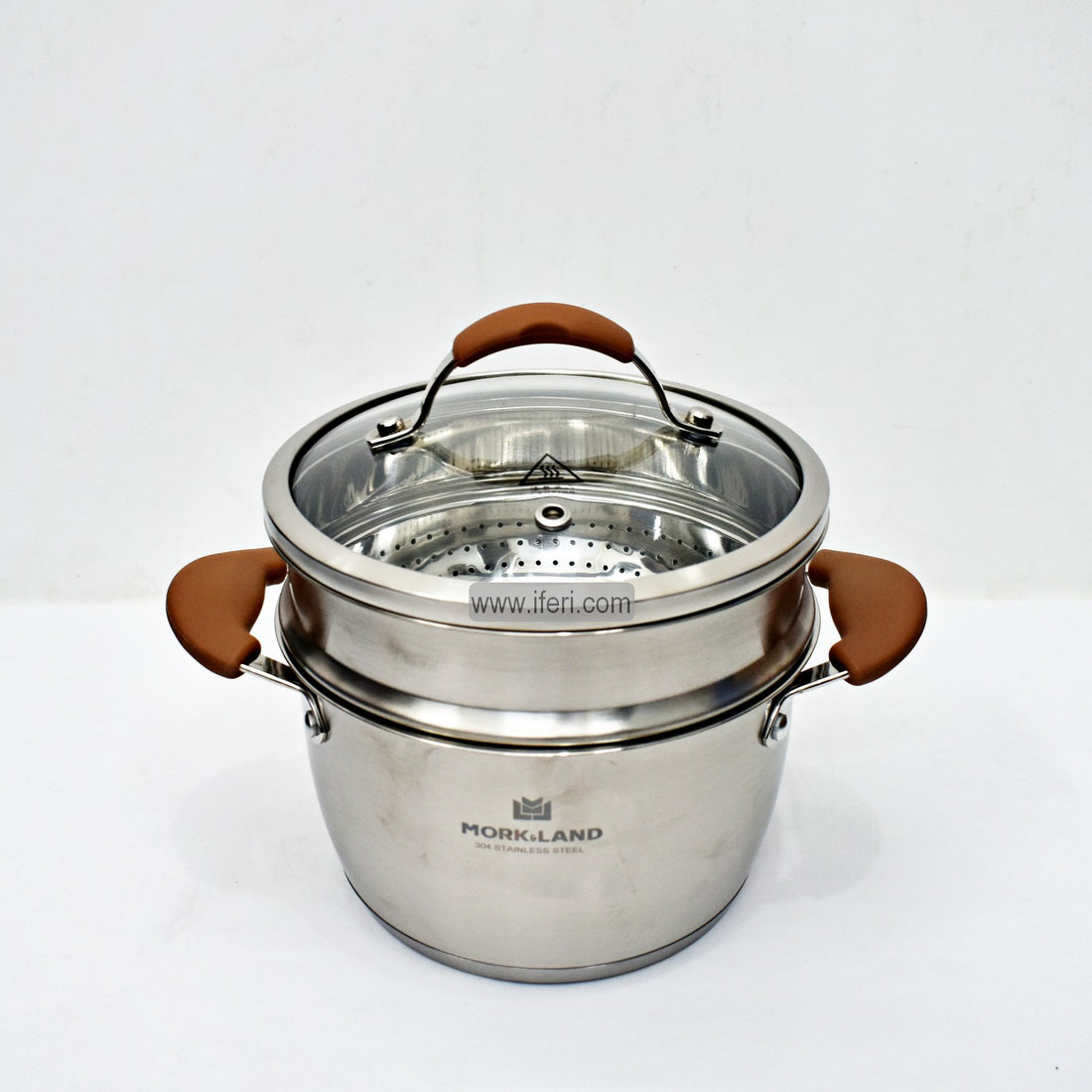 20cm Stainless Steel Cookware with Steamer RY06348