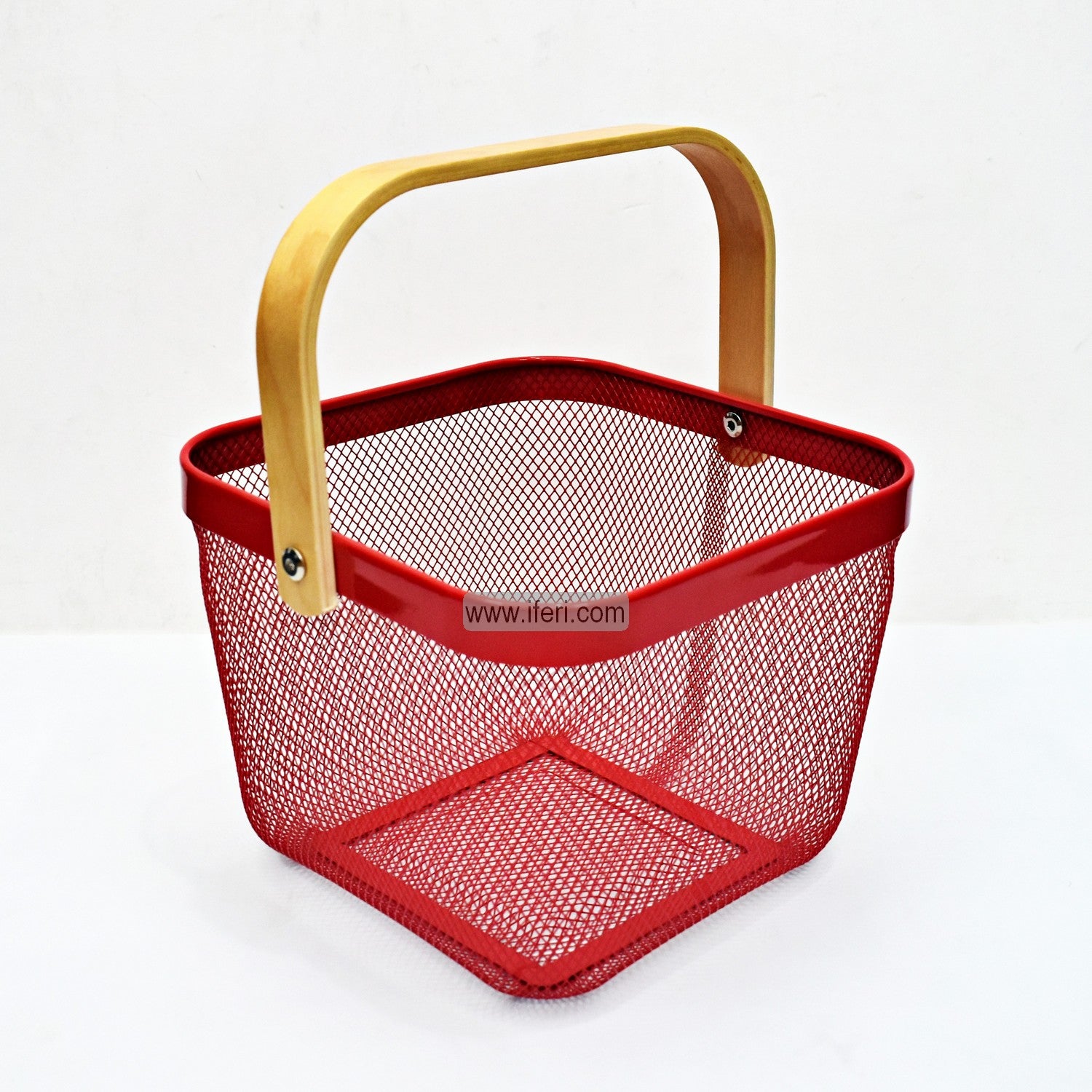 9 Inch Metal Fruit Basket, Multifunctional Storage Basket