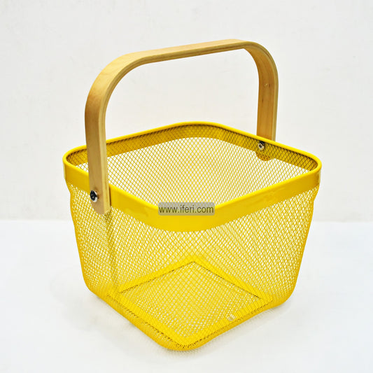 9 Inch Metal Fruit Basket, Multifunctional Storage Basket 