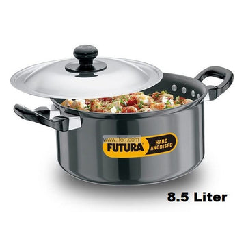 8.5 Liter Futura Hard Anodized Stew Pot With SS Lid MBT9898