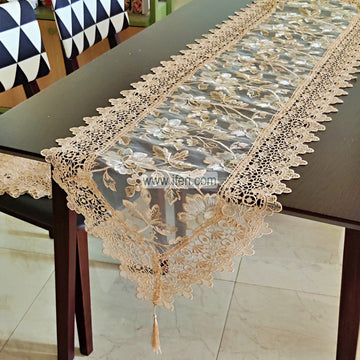 Luxury Embroidered Lace Runner RJ8594