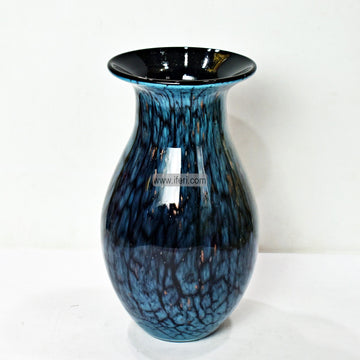 13.5 Inch Heavy Glass Decorative Large Flower Vase HR0496