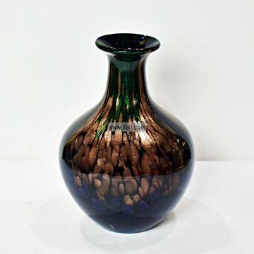 11.5 Inch Heavy Glass Decorative Large Flower Vase HR0484
