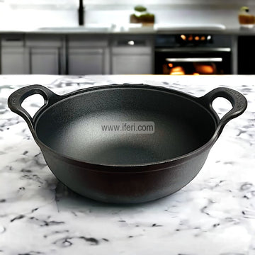 36cm Premium Quality Cast Iron Cookware / Karai ALM6546