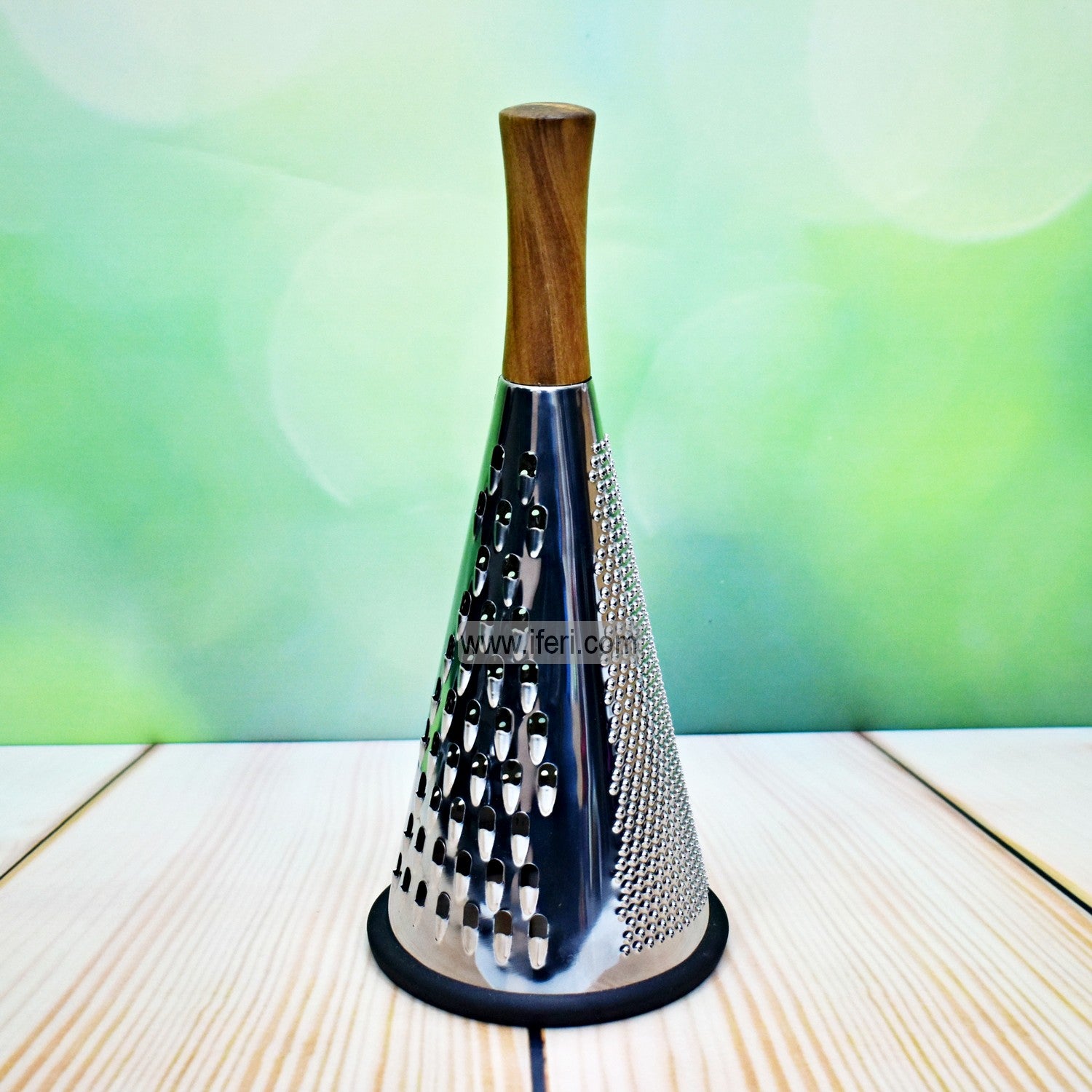 3 Sided Multipurpose Grater with Wooden Handle EB24551