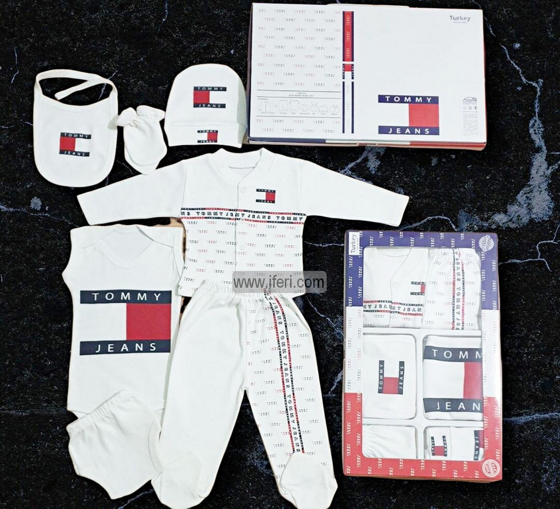 7 Pcs Infant Baby Boy Dress Set Gift Box Combo Set GA7671