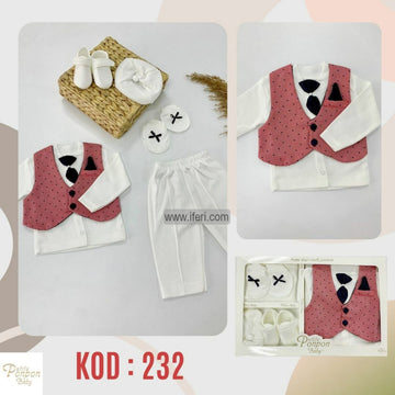 6 Pcs Infant Baby Boy Dress Set Gift Box Combo Set GA7655