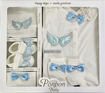 5 Pcs Infant Baby Girl Dress Set Gift Box Combo Set GA7709