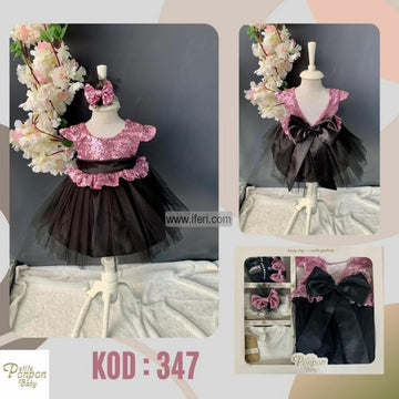4 Pcs Infant Baby Girl Dress Set Gift Box Combo Set GA7699