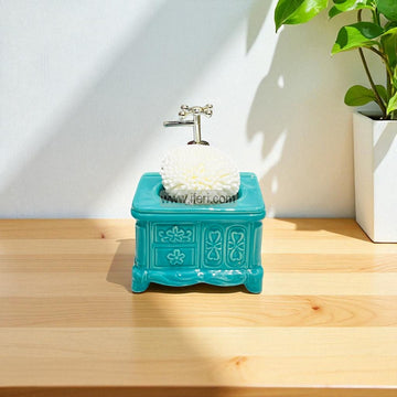 4.5 Inch Ceramic Bathroom Soap Dispenser with Sponge Holder GA8371