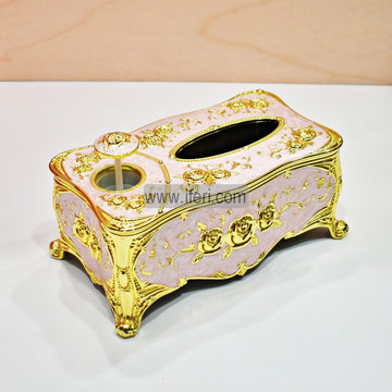 2 In 1 Fiber Decorative Tissue Box with Toothpick Holder FT1407