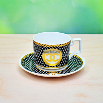 12 Pcs Exclusive Ceramic Tea Cup Set with Saucer FH2195