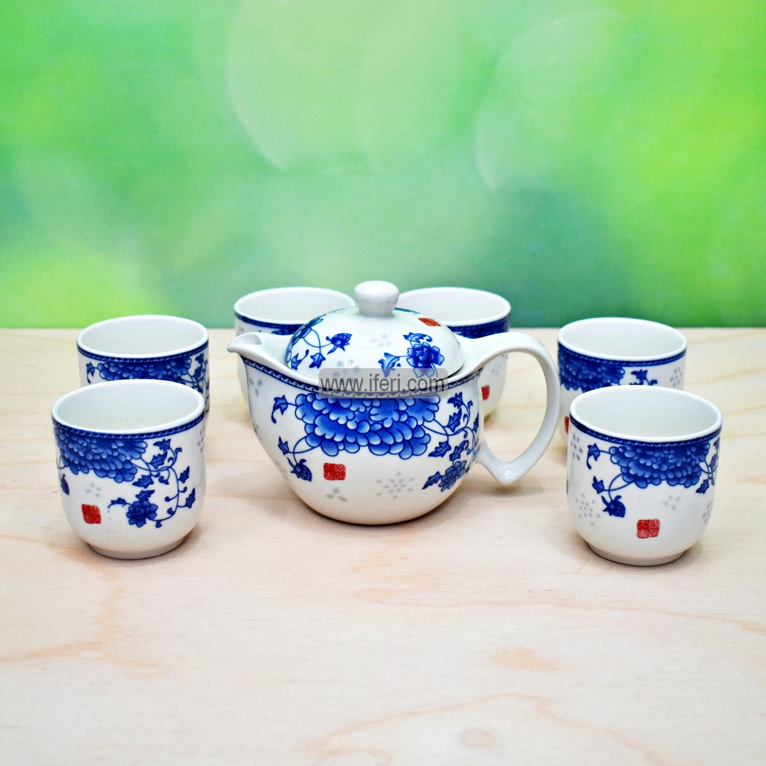 7 Pcs Ceramic Tea Set RY2220