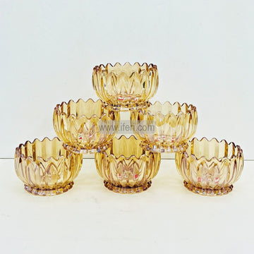 6 Pcs Glass Firni, Dessert Serving Bowl Set RH0388