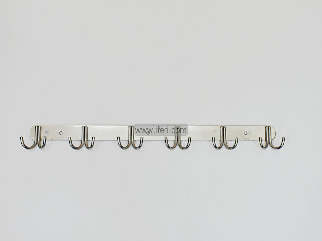 12 Hook Wall Mounted Stainless Steel Cloth Hanger ALP1695