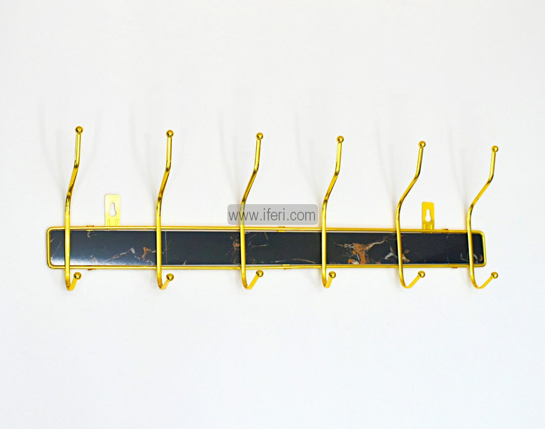6 Hook Wall Mounted Metal Cloth Hanger ALP1691