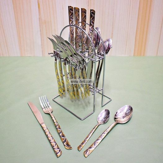24 Pcs Stainless Steel Cutlery Set (সেল )RH0237
