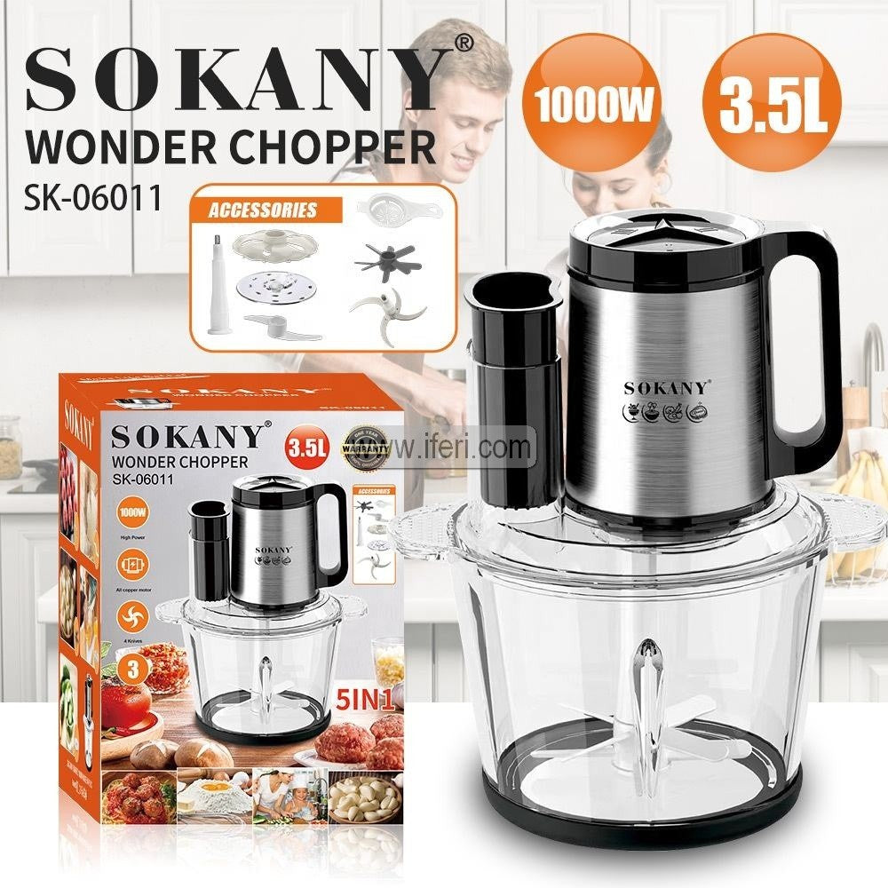 Sokany 3.5 Liter Multifunctional Food Chopper SK-06011
