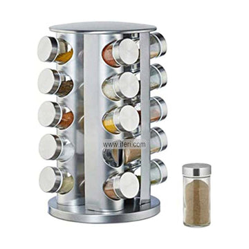 20 Pcs Spice Jar Set with Revolving Stand HRM070