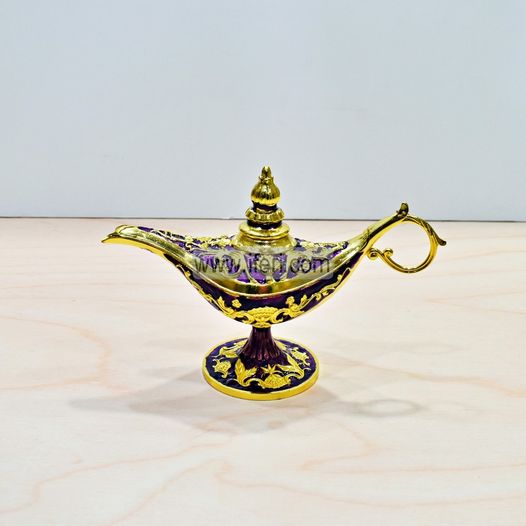 10 Inch Exclusive Metal Decorative Aladin Lamp RY2295