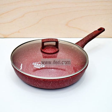 30cm Uakeen Non-Stick Frying Pan with Lid LB6351