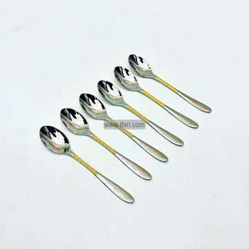 6 Pcs Stainless Steel Tea Spoon Set TG10378