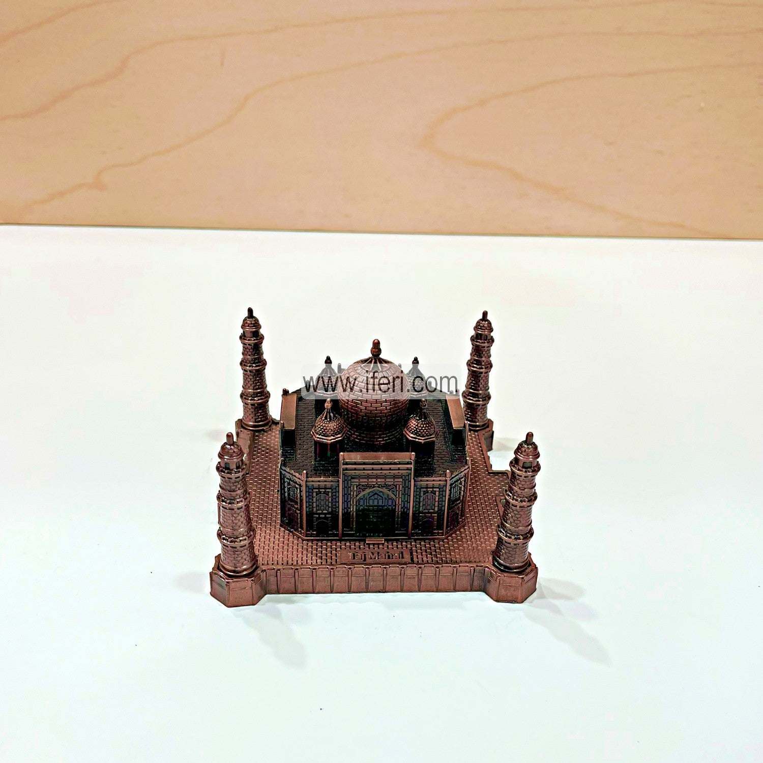 5 Inch Metal Taj Mahal Sculpture Showpiece HR1707