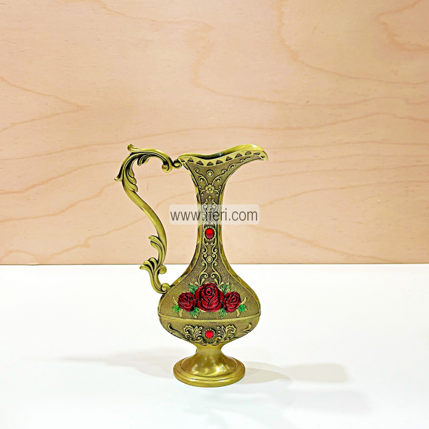 9 Inch Exclusive Metal Decorative Flower Vase HR1668