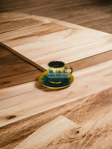 12 Pcs Small Size Ceramic Tea Cup & Saucer Set DL6758