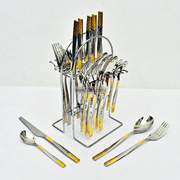 24 Pcs Stainless Steel Cutlery Set EB21223- (সেল)