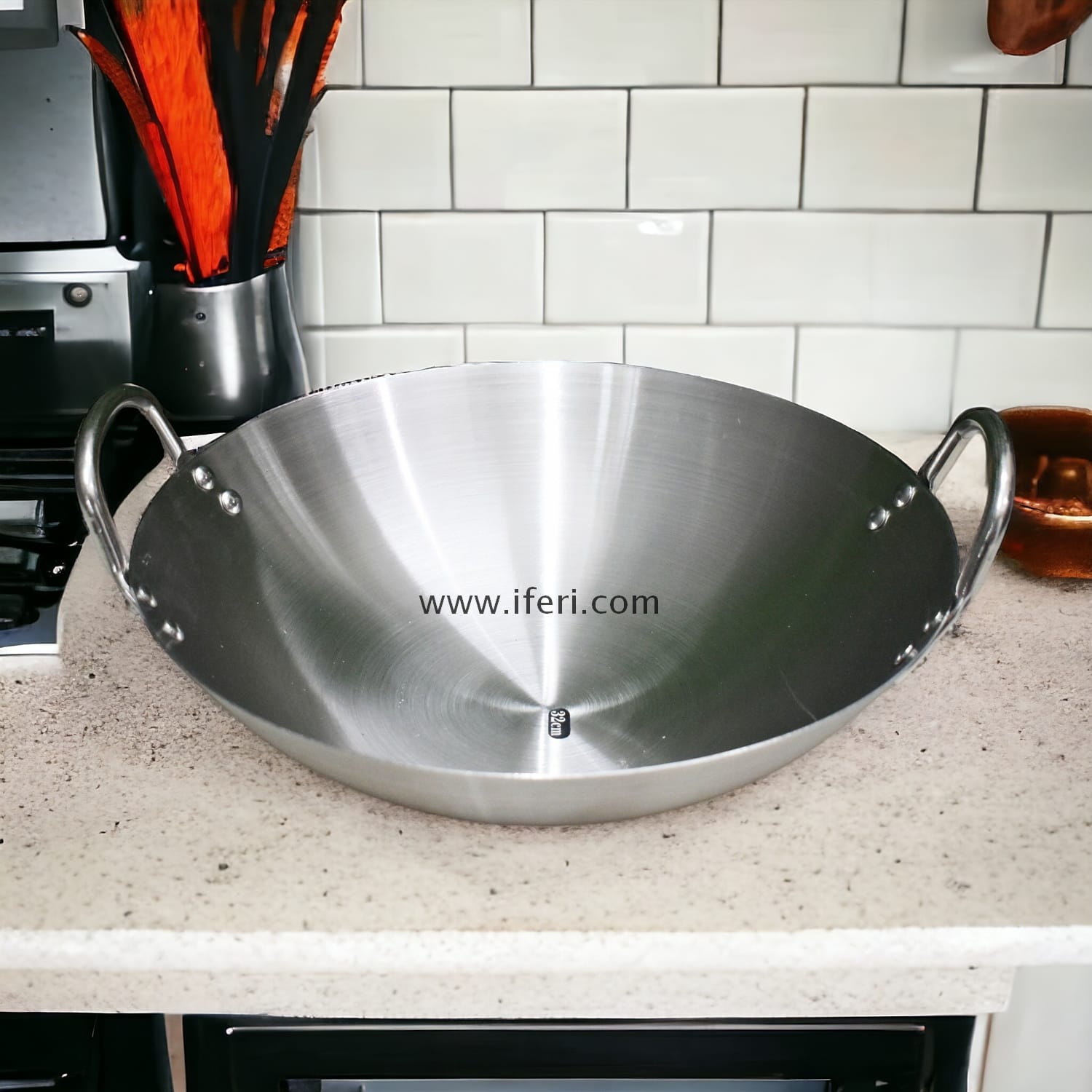 34cm Stainless Steel Cooking Karai DL2640