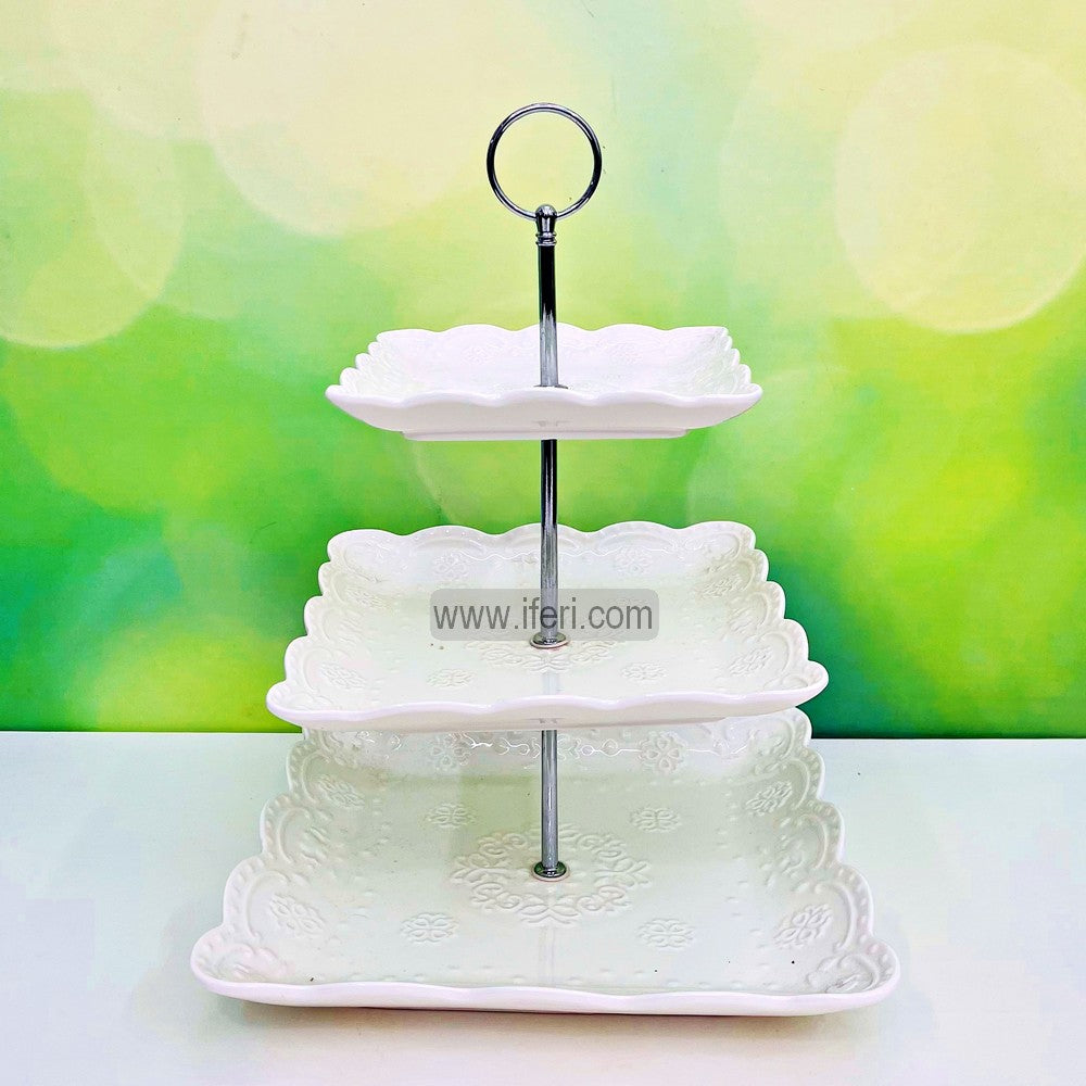 3 Tier Ceramic Cake, Dessert, Appetizer Serving Platter / Stand FT1439