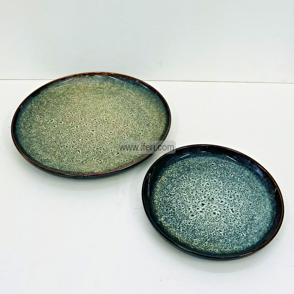 2 Pcs Ceramic Serving Plate / Dish EB21445