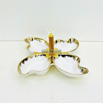 4 Part Ceramic Appetizer, Condiment, Dry Fruit Serving Dish EB21450