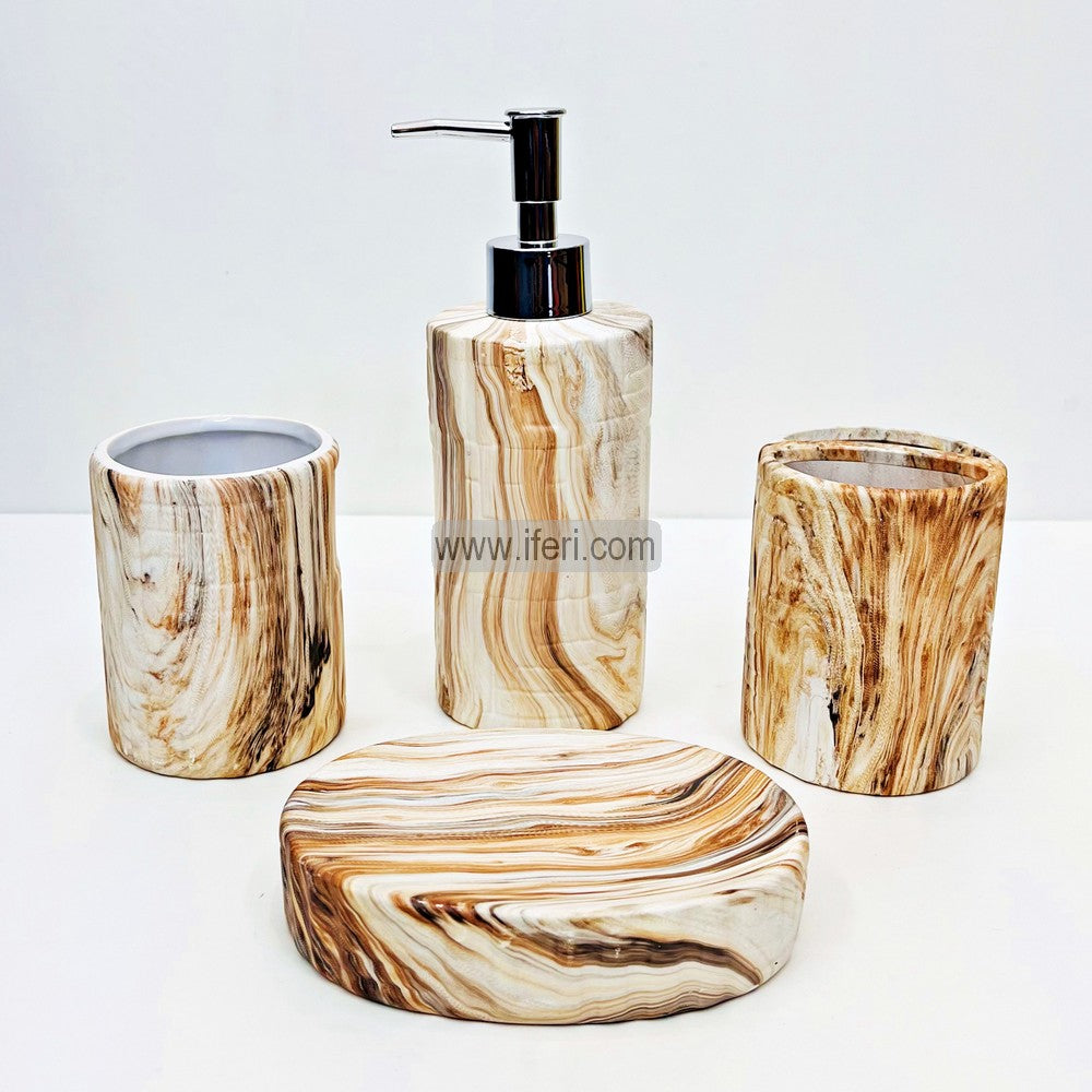 4 Pcs Ceramic Bathroom Soap Dispenser Set TB1452