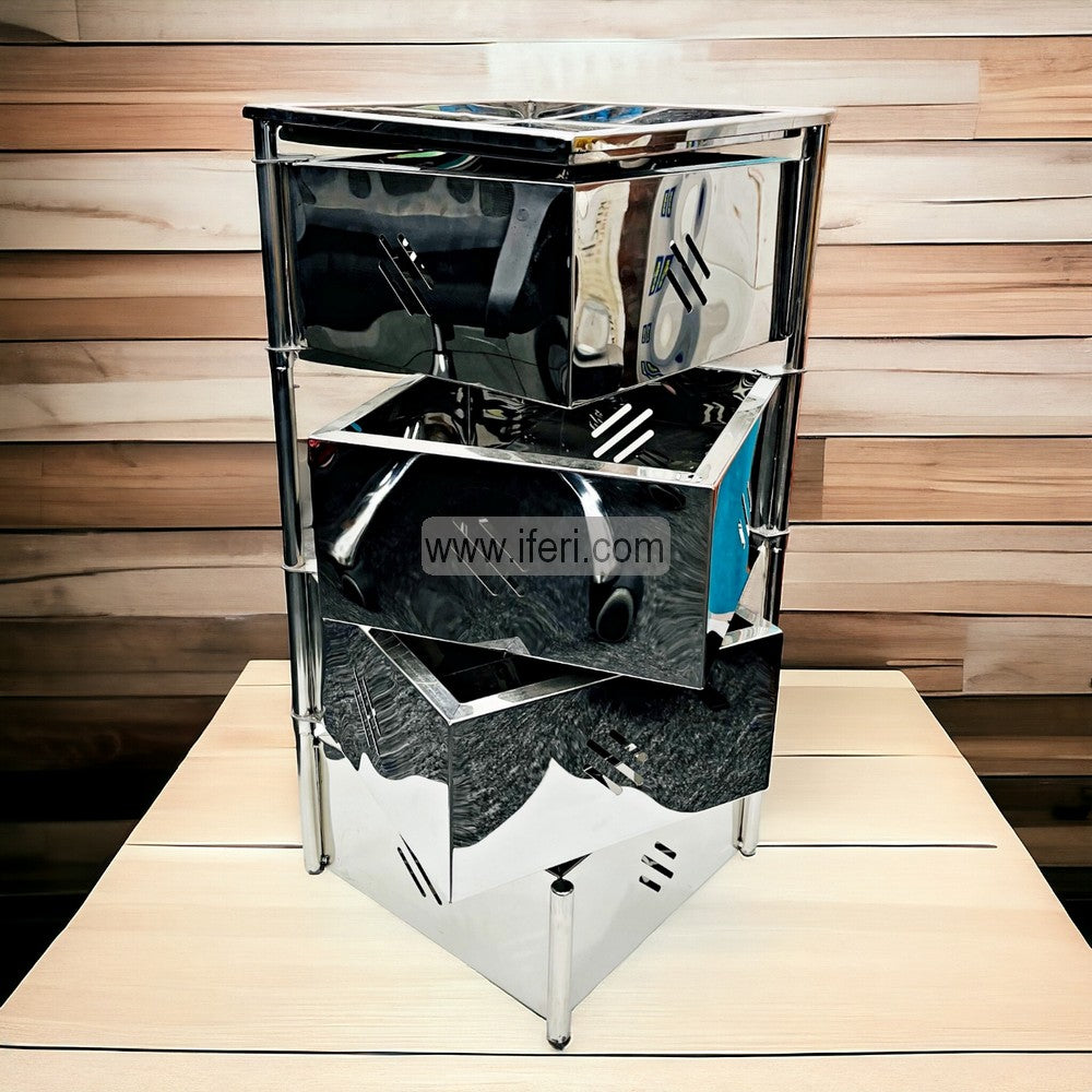 4 Tier Rotating Fruit Vegetable Storage Basket, Kitchen Rack BCG3453