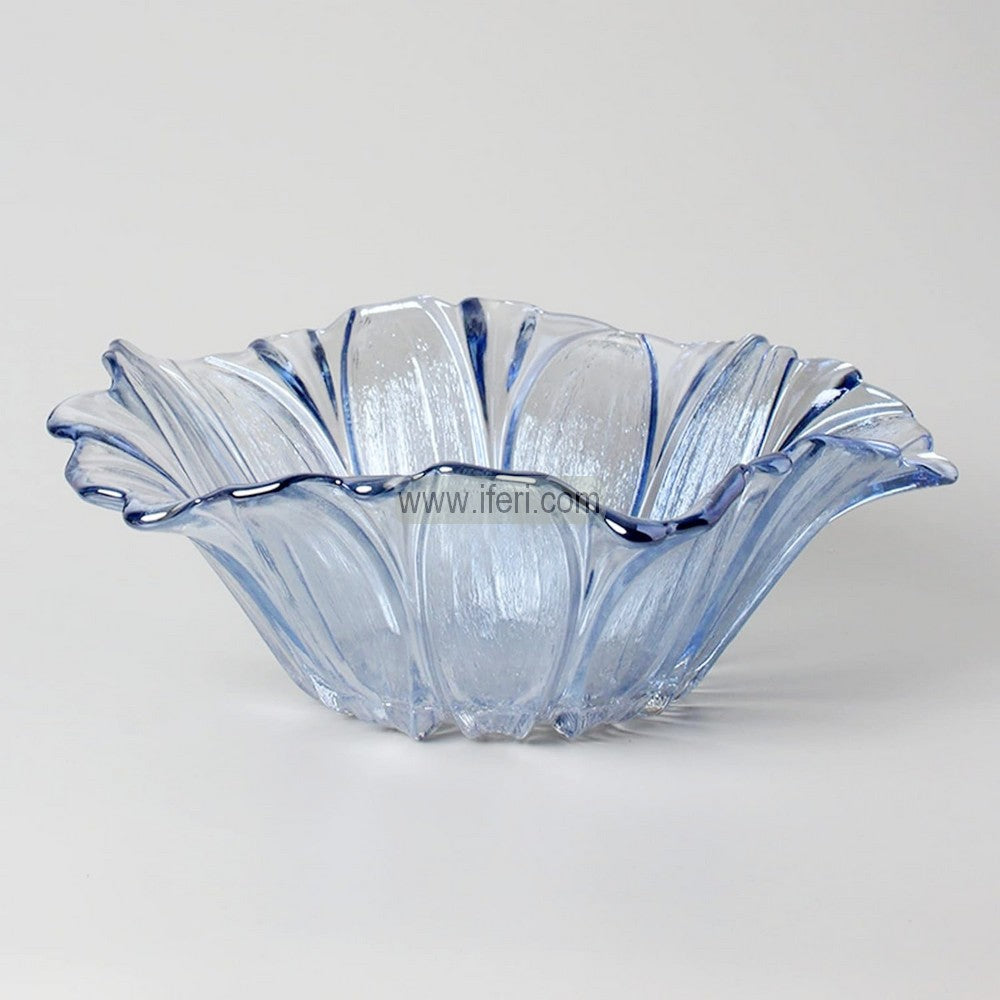 11.5 Inch Heavy Crystal Glass Fruit Serving Bowl RH0463