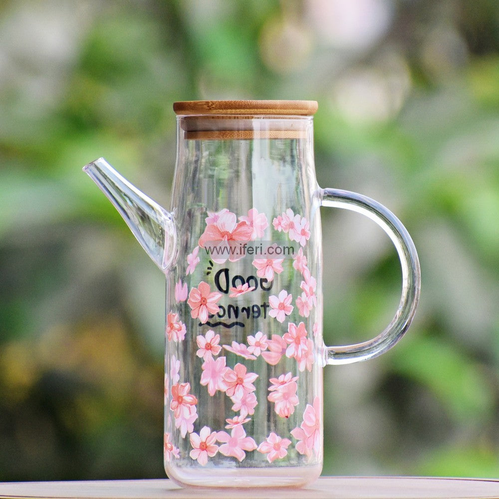 8 Inch Borosilicate Glass Oil Vinegar Jar FT1463