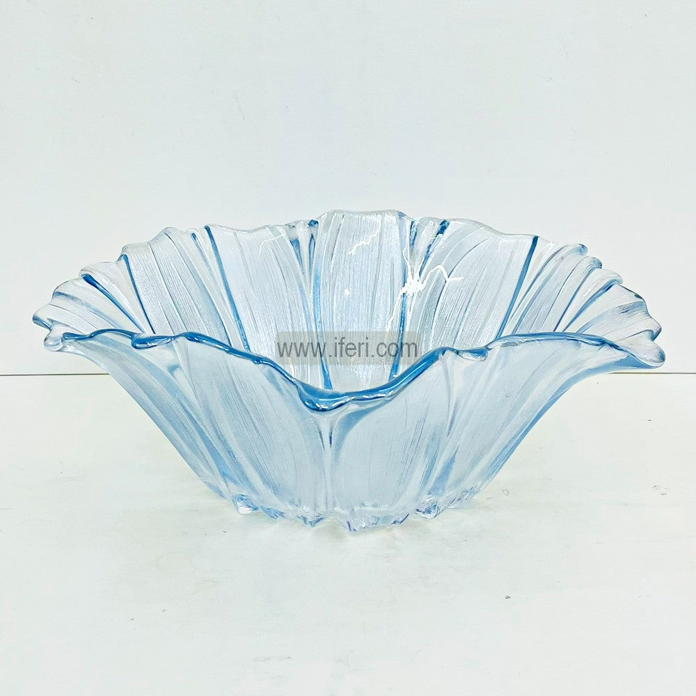 11.5 Inch Heavy Crystal Glass Fruit Serving Bowl RH0463