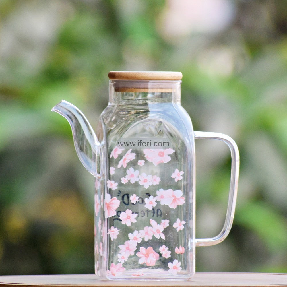 7.5 Inch Borosilicate Glass Oil Vinegar Jar FT1464