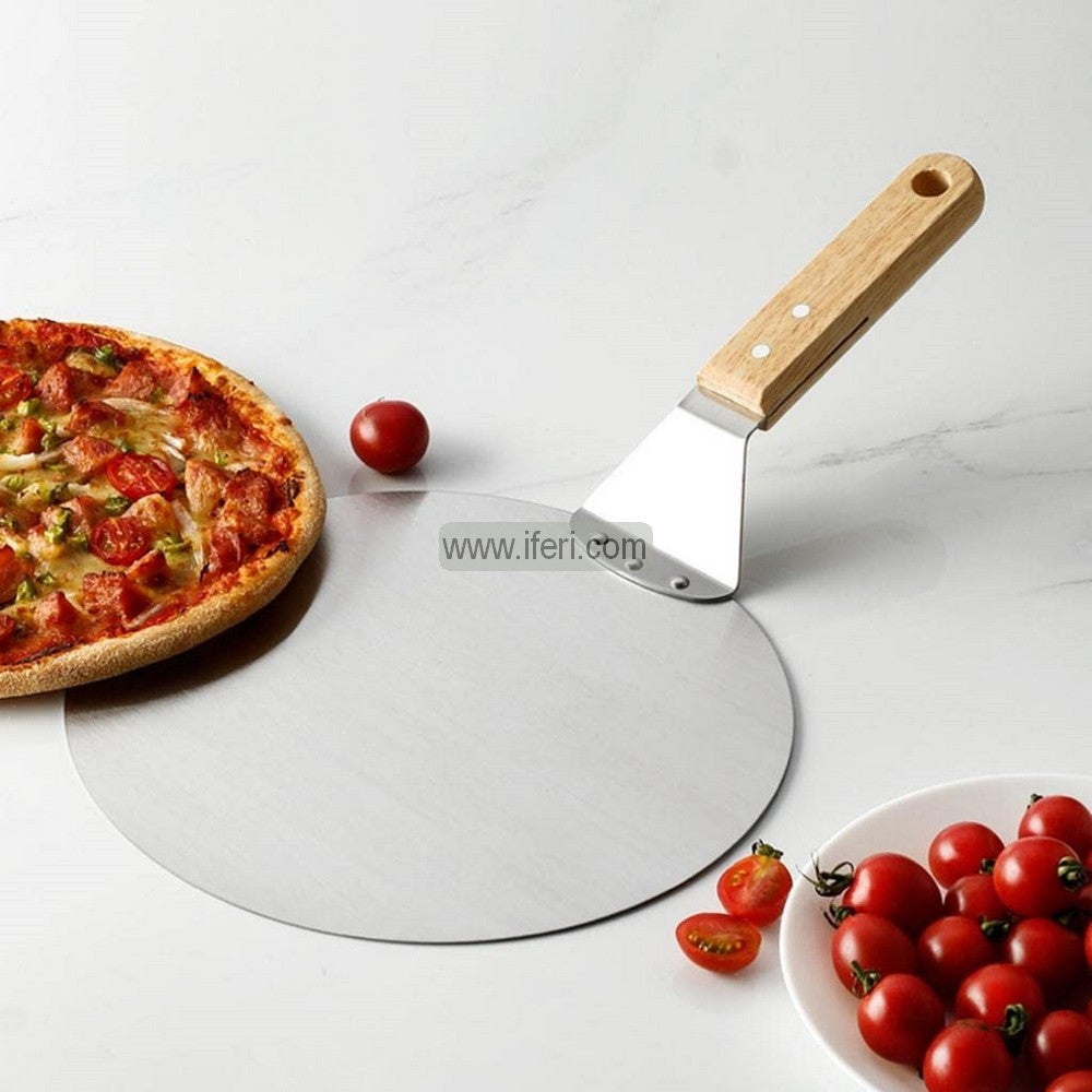 10 Inch Stainless Steel Pizza Peel, Pizza Spatula, Transfer Tray EB21465