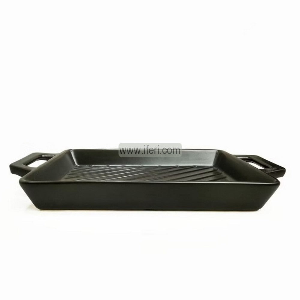 14.5 Inch Parini Ceramic Cookware, Grill Pan, Serving Dish UNQ0465