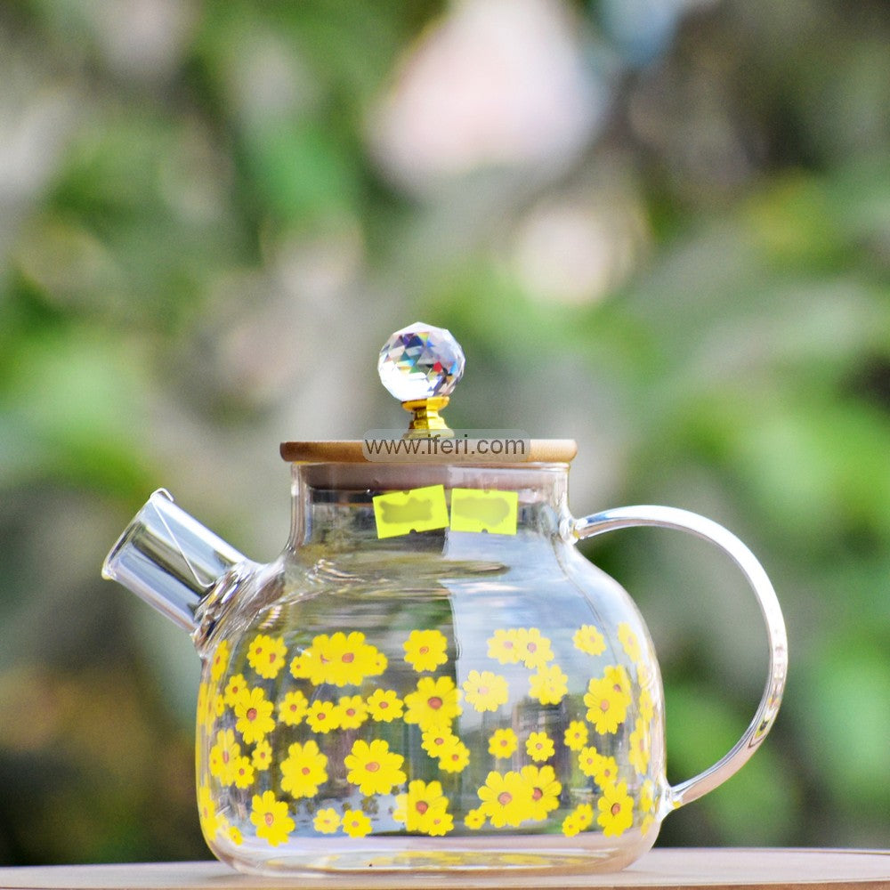 5 Inch Borosilicate Glass Tea Pot FT1465