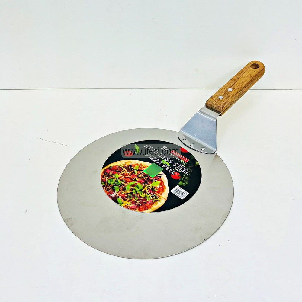 10 Inch Stainless Steel Pizza Peel, Pizza Spatula, Transfer Tray EB21465