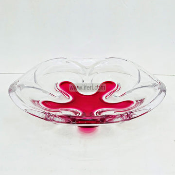 14 Inch Heavy Crystal Glass Fruit Serving Bowl, Dish RH0465