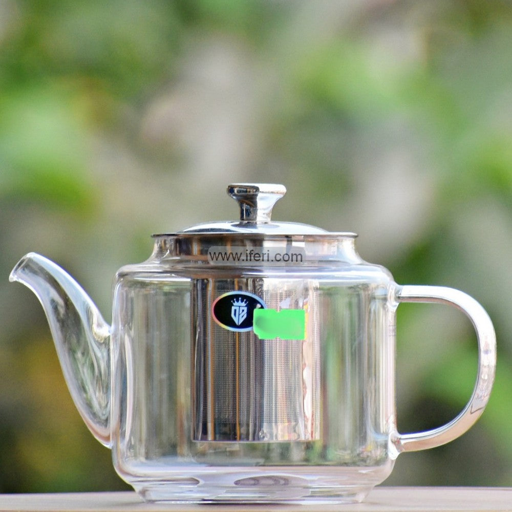 800ml Tempered Glass Tea Pot FT1468